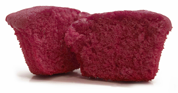 Carmine red natural colors for bakery cupcake application